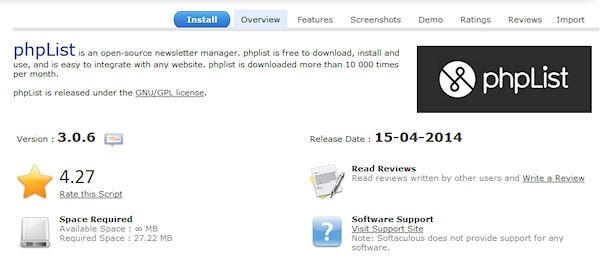 Installing Using An Au Phplist Manual