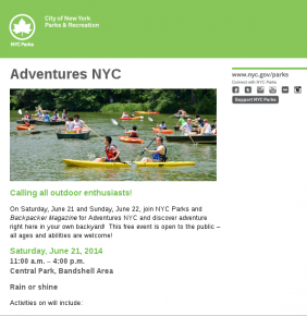 New York City parks and recreation department use open source software phpList for their newsletters.