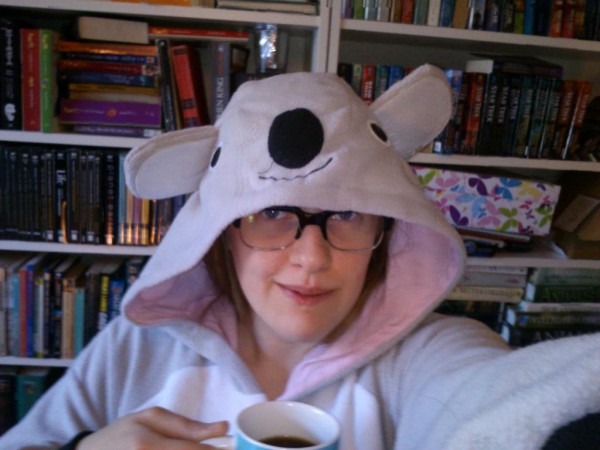 phpList community manager wears Koala onesie